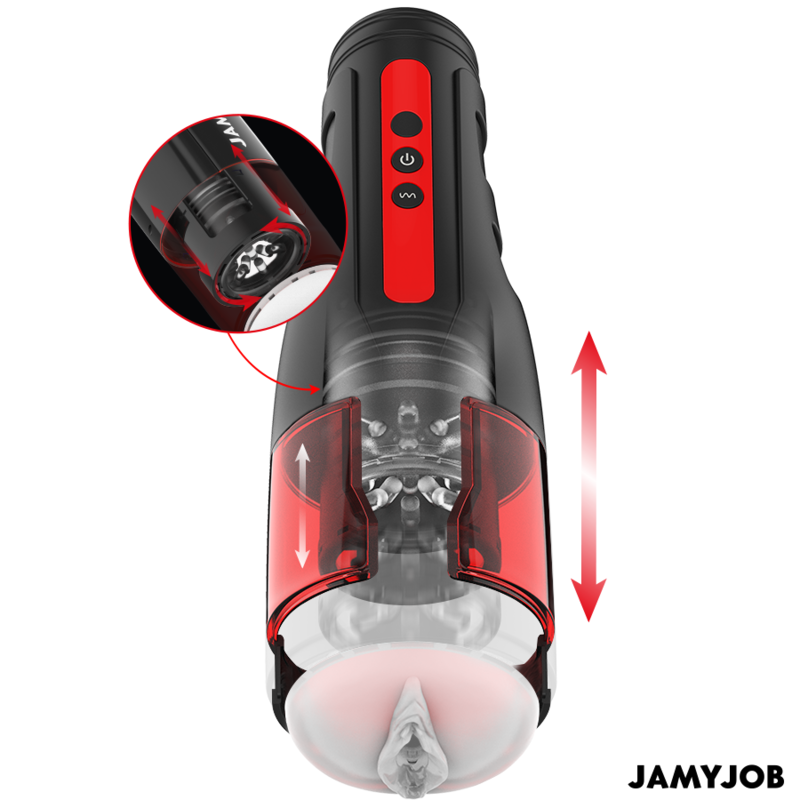 Cyclone Automatischer Vagina-Masturbator 10 Rotations- und Stoßmodi