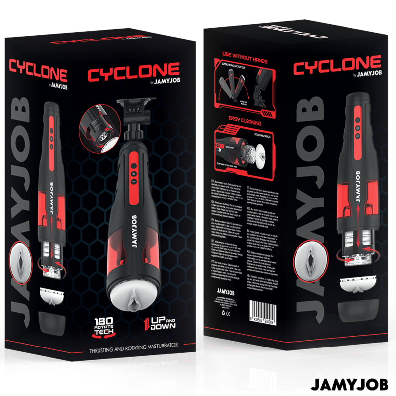Cyclone Automatischer Vagina-Masturbator 10 Rotations- und Stoßmodi