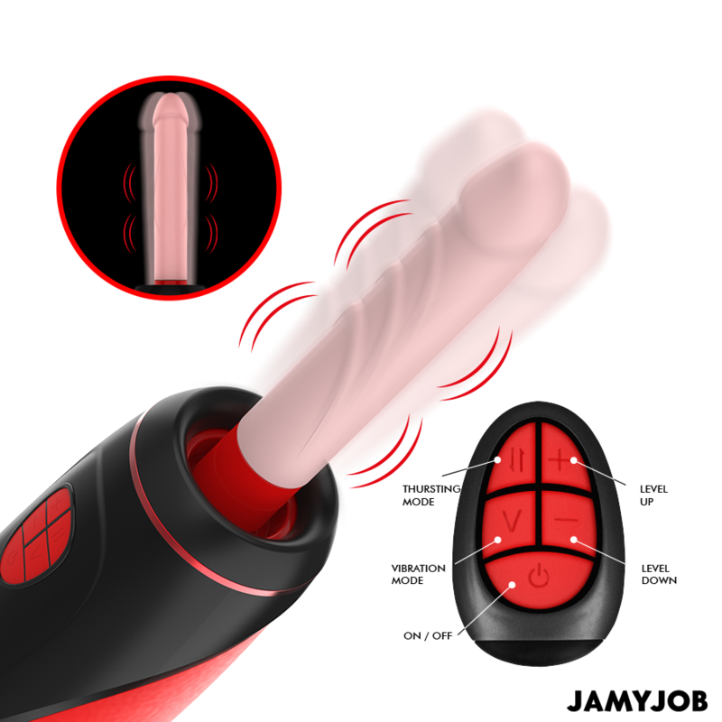 Pyston Base Automatischer Masturbator mit ferngesteuertem Dildo