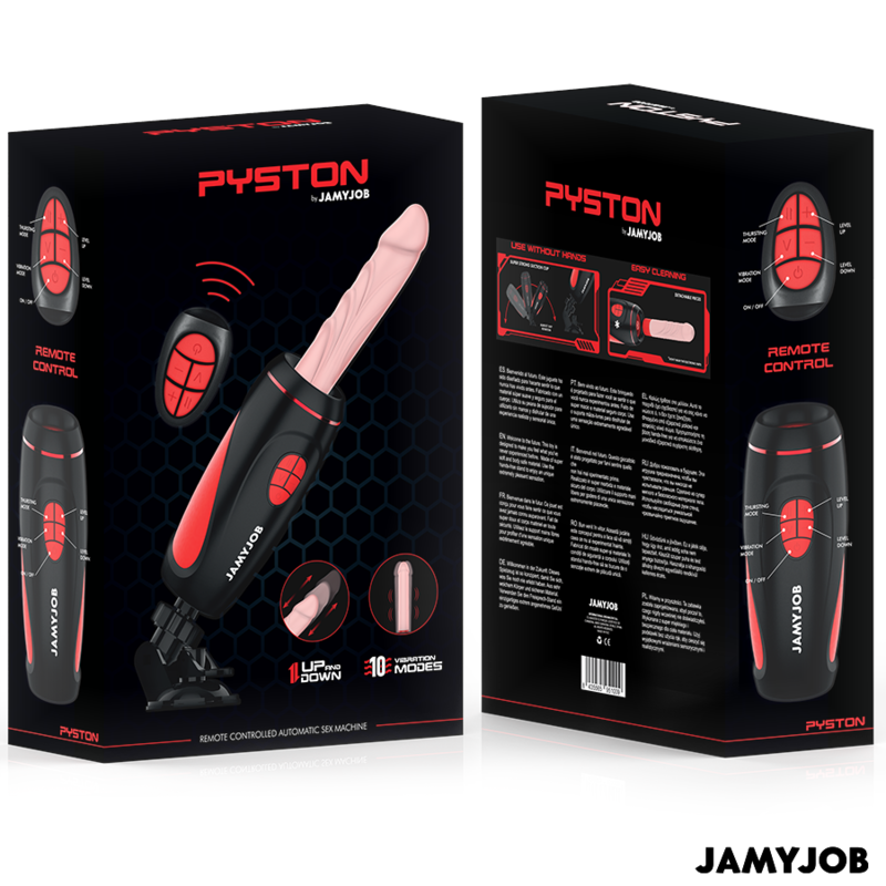 Pyston Base Automatischer Masturbator mit ferngesteuertem Dildo