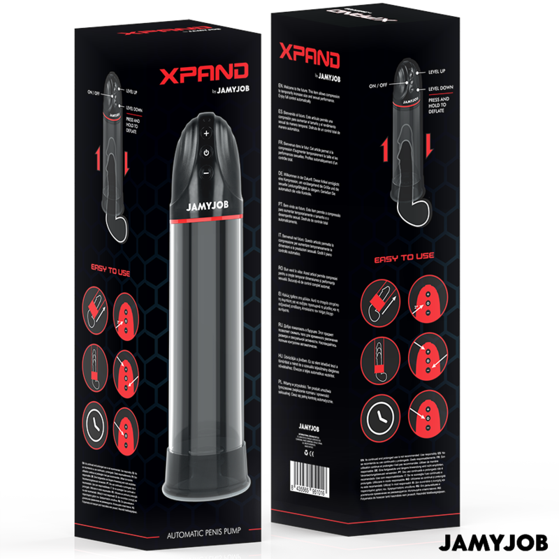 Automatische Pumpe xpand 3 Saugstufen grau