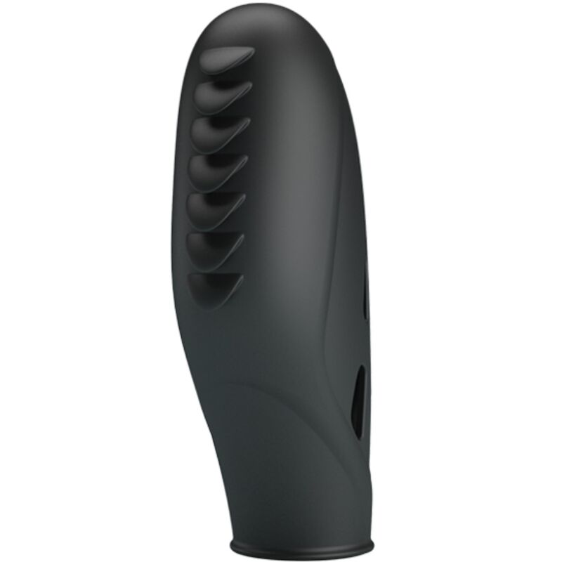 Gilo schwarzer Silikon-Fingervibrator
