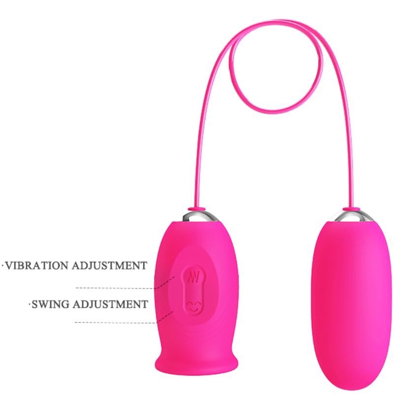 Daisy Vibrierendes Ei + rosa Zunge zur Klitorisstimulation