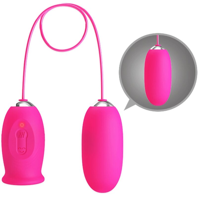 Daisy Vibrierendes Ei + rosa Zunge zur Klitorisstimulation
