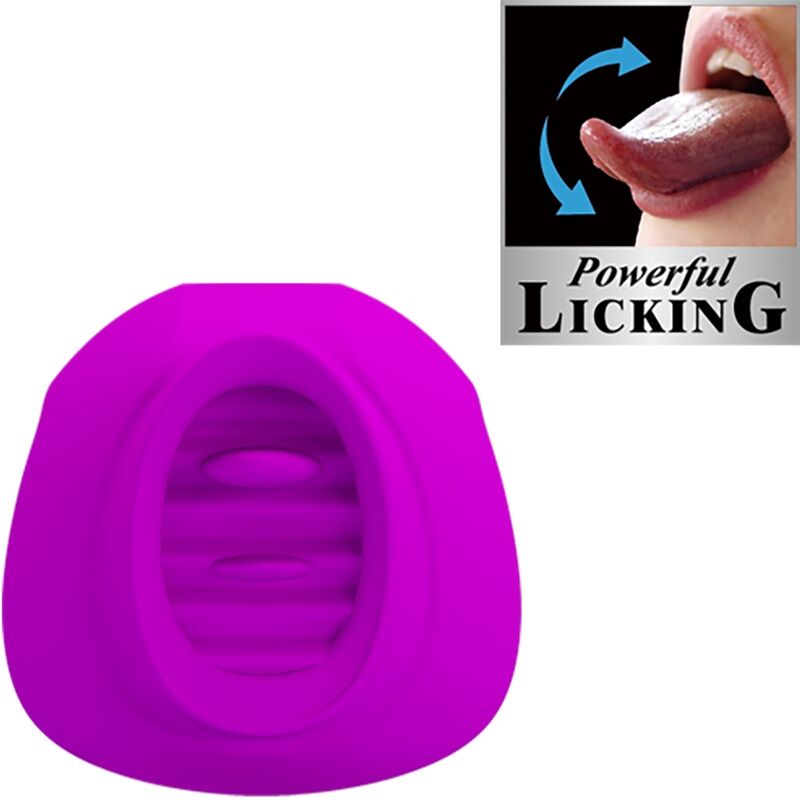 Estelle Zungen-Klitorisstimulator 12 Vibrationen Lila