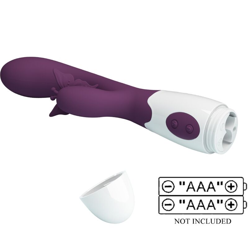 Butterfly Kiss Rabbit Vibrator und G-Punkt-Stimulator Lila