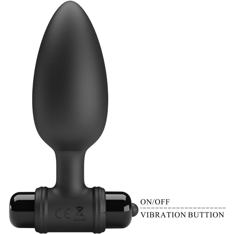 Vibra Butt Plug 2 Analplug 10 Vibrationen schwarz