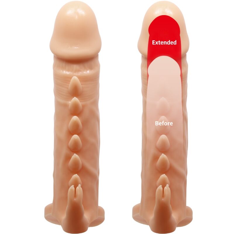 Emmit Penishülle + Flesh Klitorisstimulator