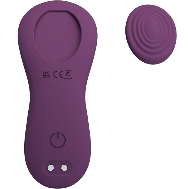 Mane Lay-On Klitoris-Massagegerät, 10 Vibrationen, Fernbedienung, Lila