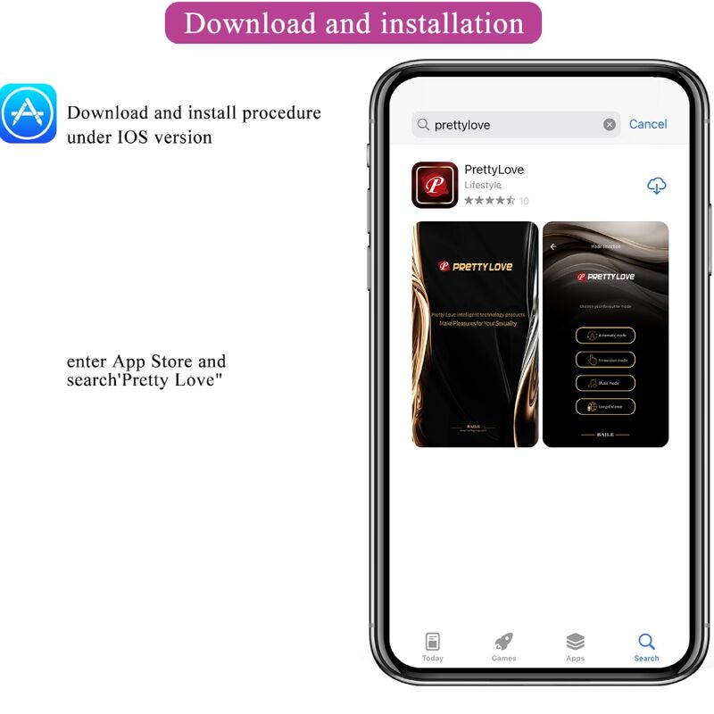 Franz Massagegerät und Vibrator kostenlose App lila