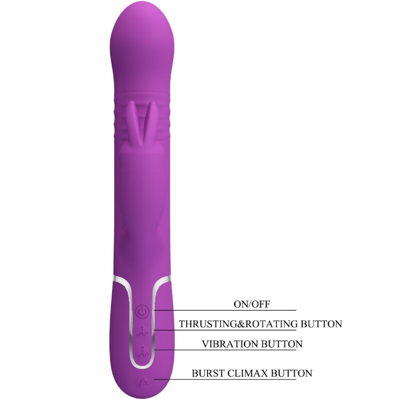 Coale 4-in-1 Multifunktions-Rabbit-Vibrator Lila
