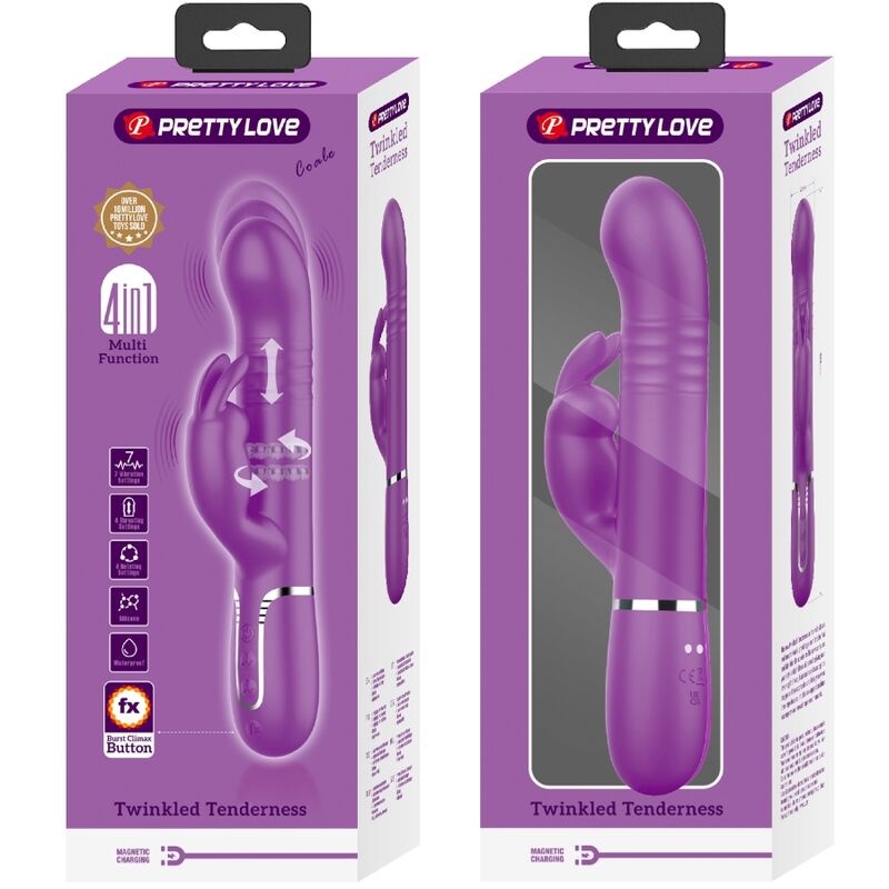Coale 4-in-1 Multifunktions-Rabbit-Vibrator Lila
