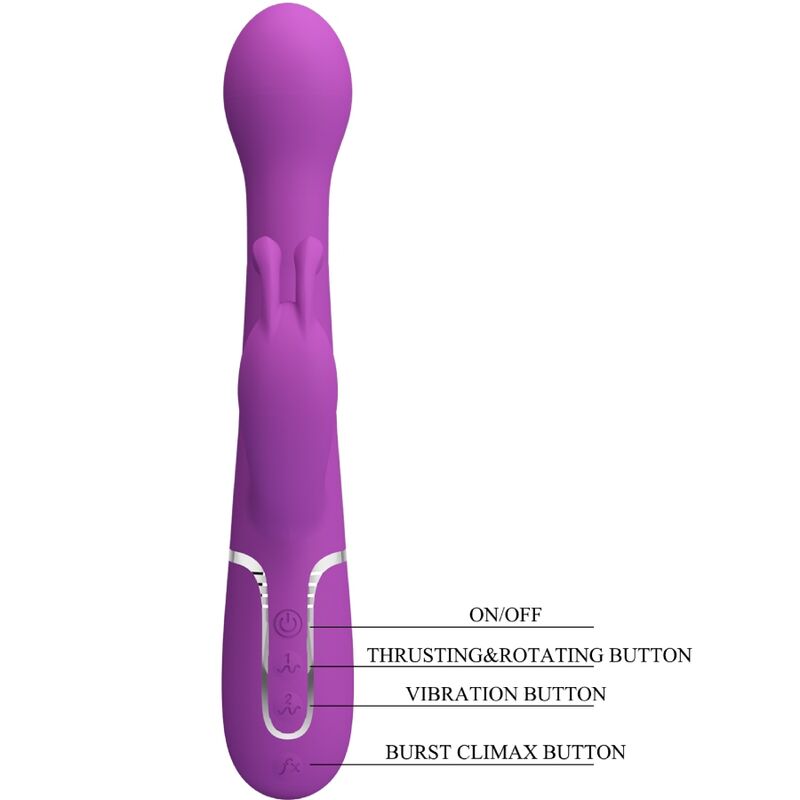 Dejon 3-in-1 Multifunktions-Rabbit-Vibrator lila