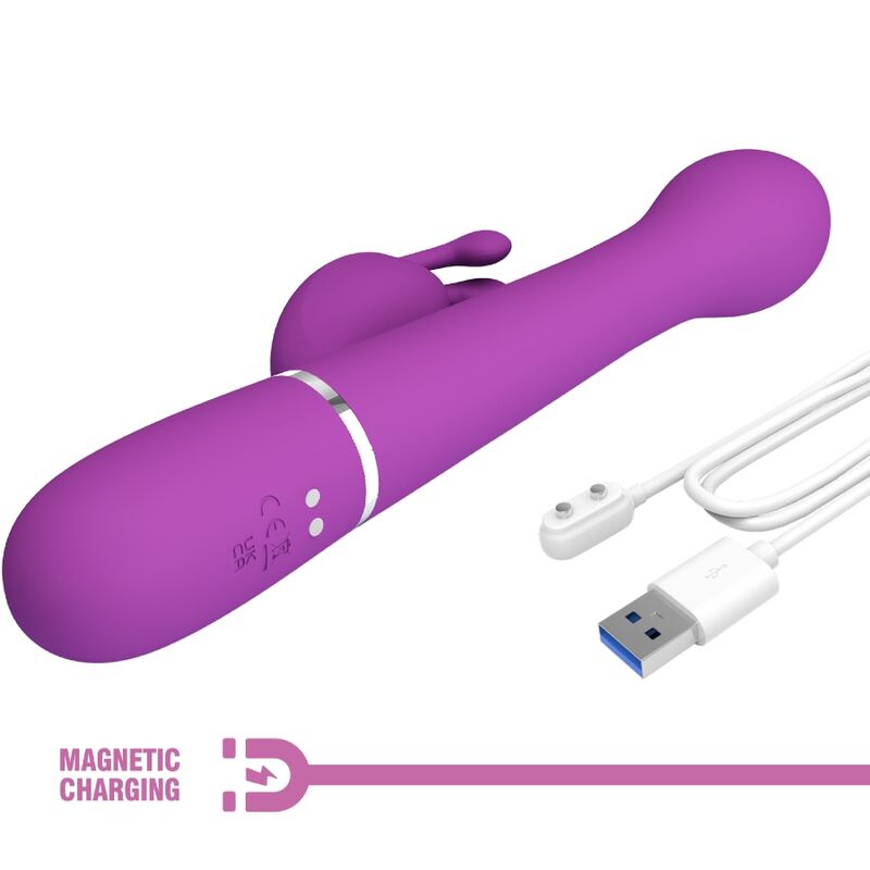 Dejon 3-in-1 Multifunktions-Rabbit-Vibrator lila