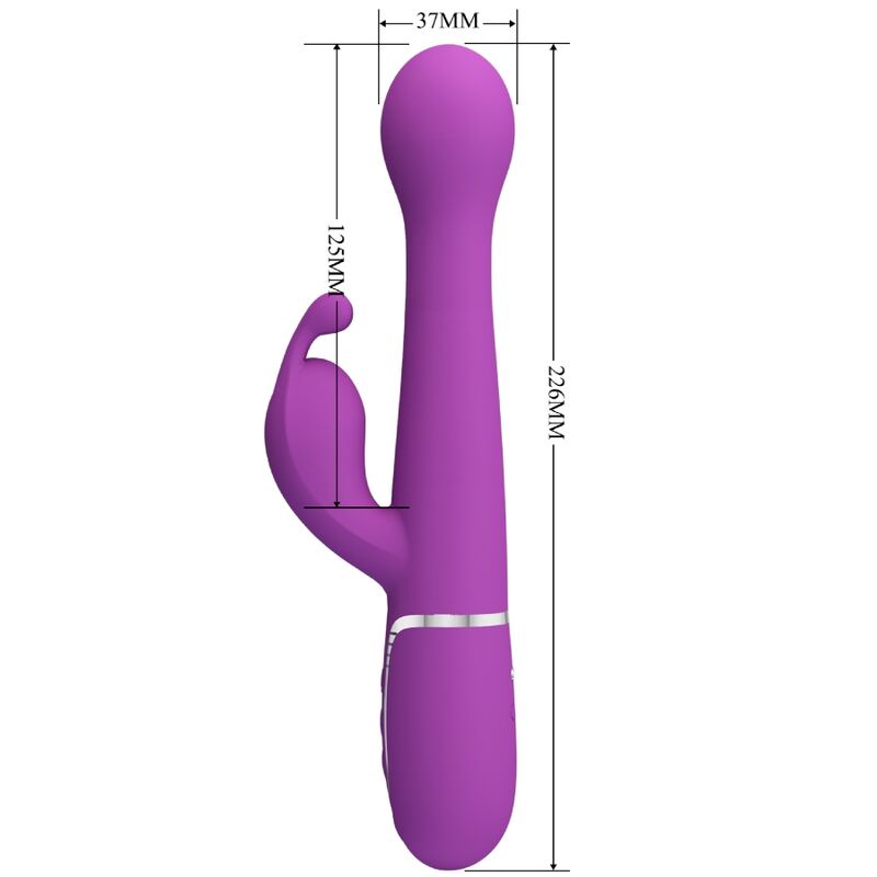 Dejon 3-in-1 Multifunktions-Rabbit-Vibrator lila