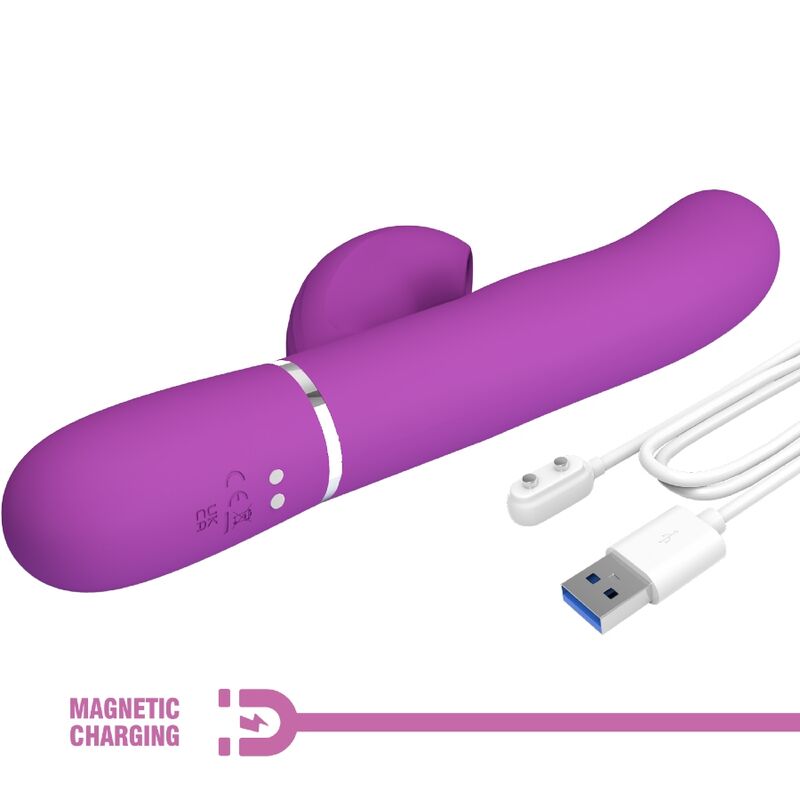 Perlita 3-in-1 Multifunktions-Rabbit-Vibrator Lila