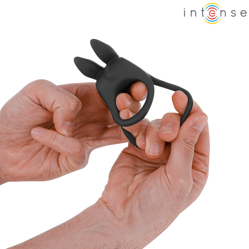 Sam Doppel-Penisring-Vibrator 10 Vibrationen schwarz