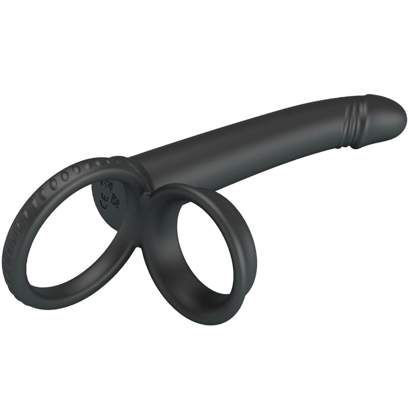 Dillion Doppelpenetration Doppelring Straf schwarz