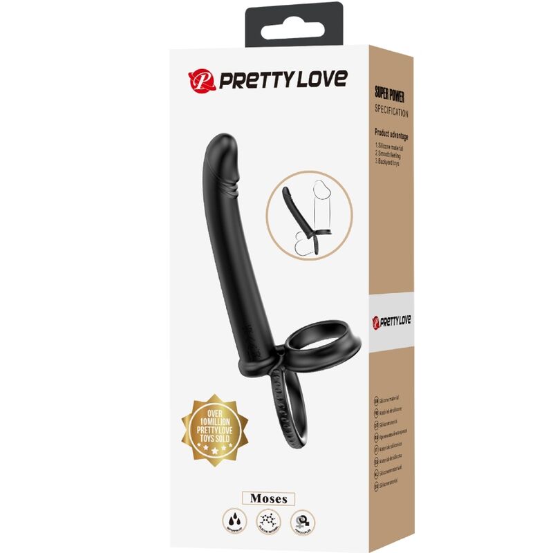Dillion Doppelpenetration Doppelring Straf schwarz