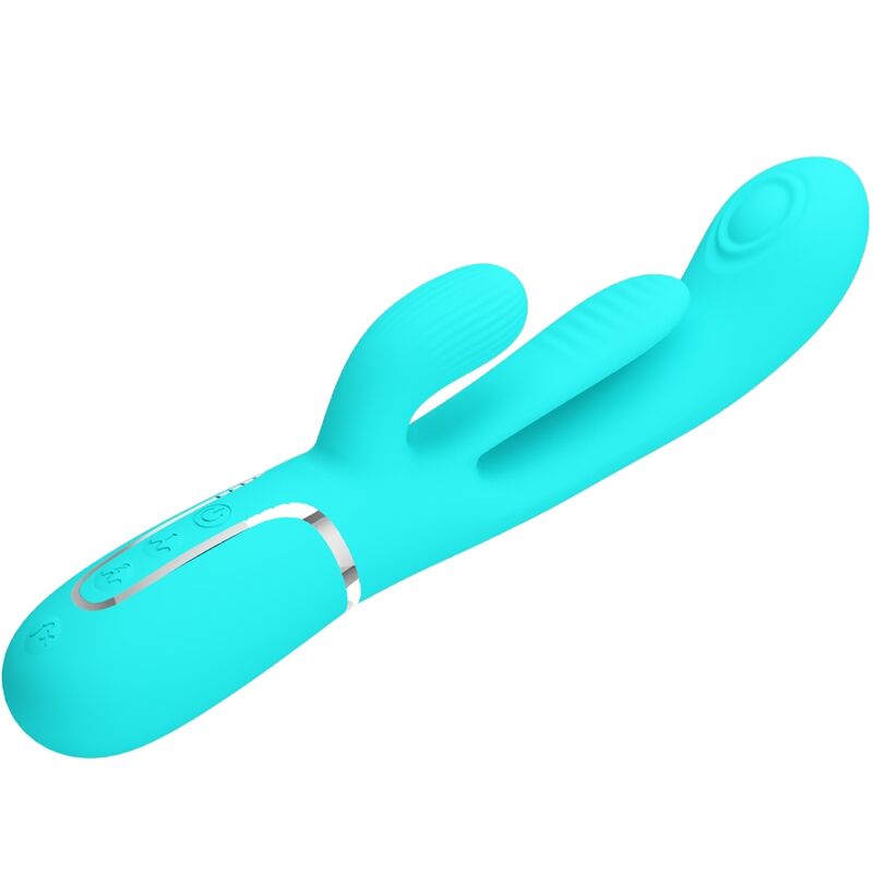 Shania Triple Rabbit Vibrator 3 in 1 Multifunktion Blau