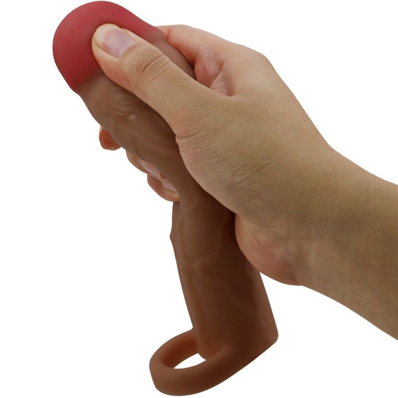 Hani Penishülle mit 5 cm Verlängerung Mulatte
