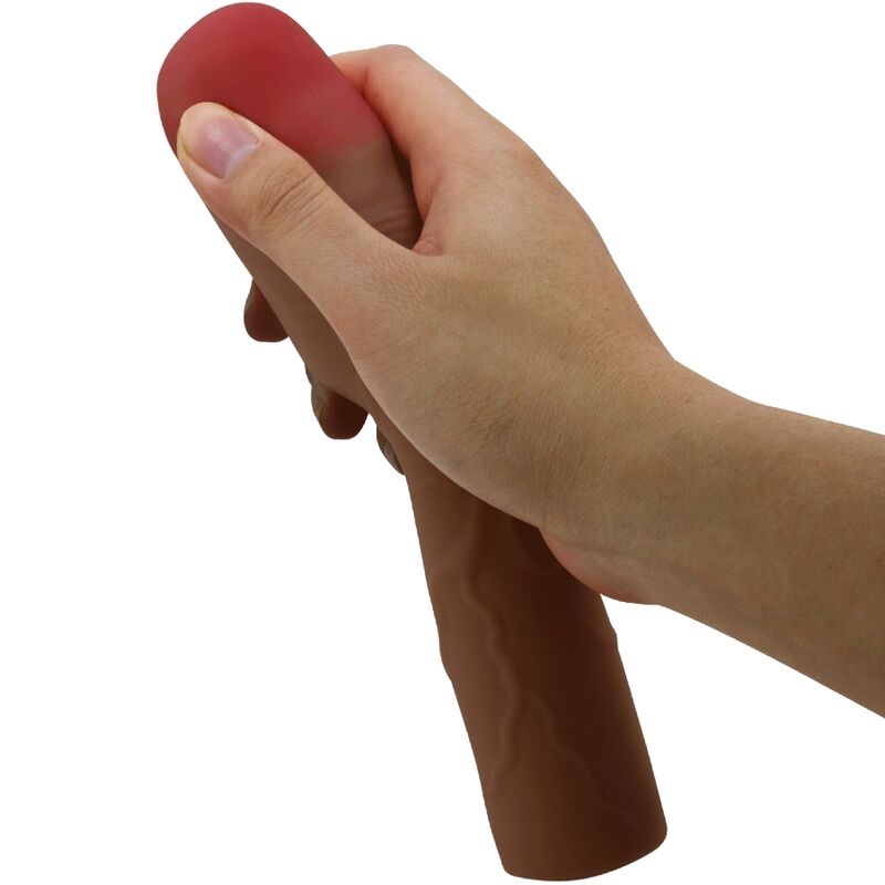 Kylian Penishülle mit Verlängerung 7,6 cm Mulatte