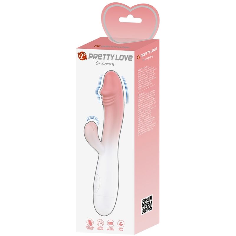 Snappy Rabbit Vibrator 30 Rosa Vibrationen