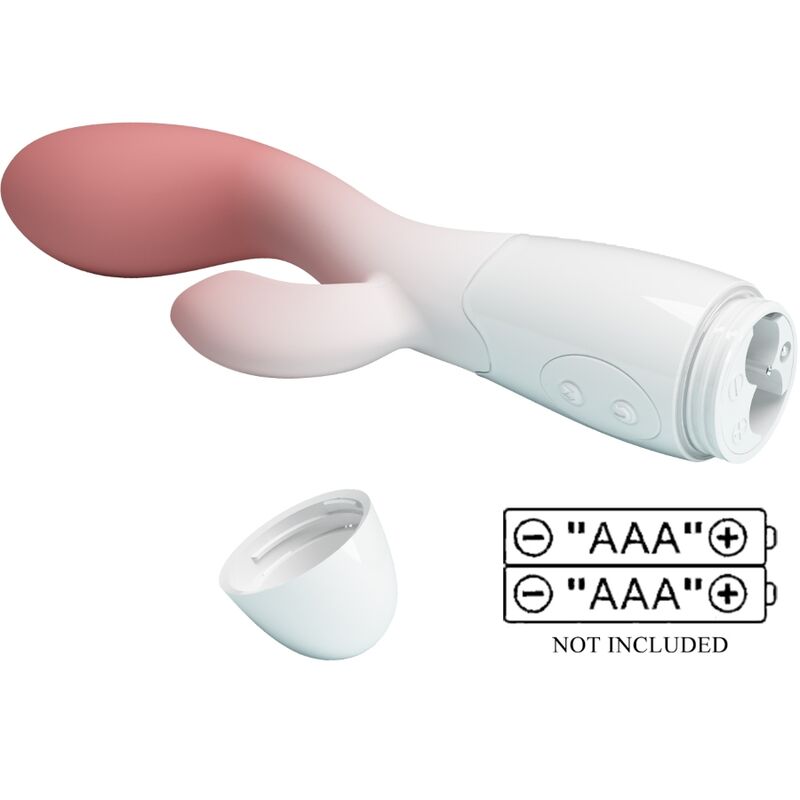 Leuchtender G-Punkt-Vibrator + Klitorisstimulator 30 Vibrationen rosa