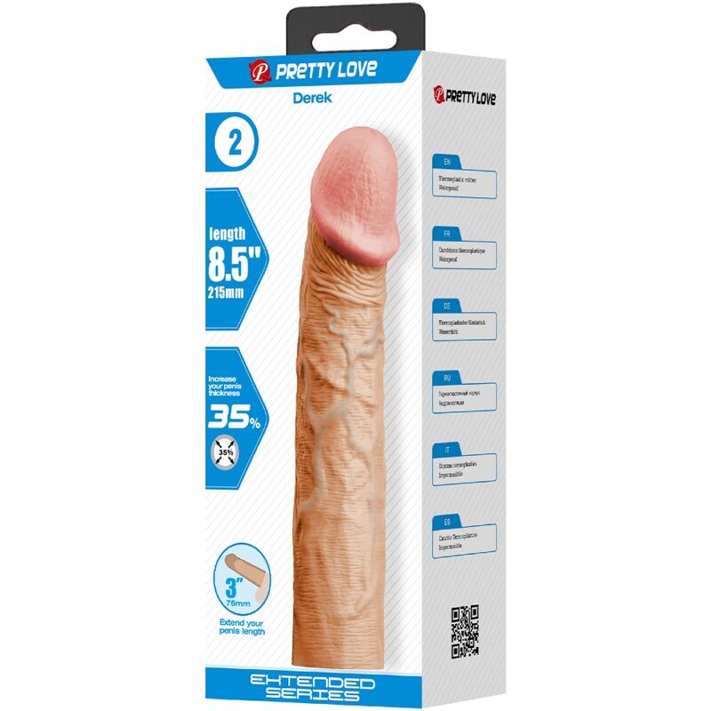 Derek Penishülle mit 3" Fleischverlängerung