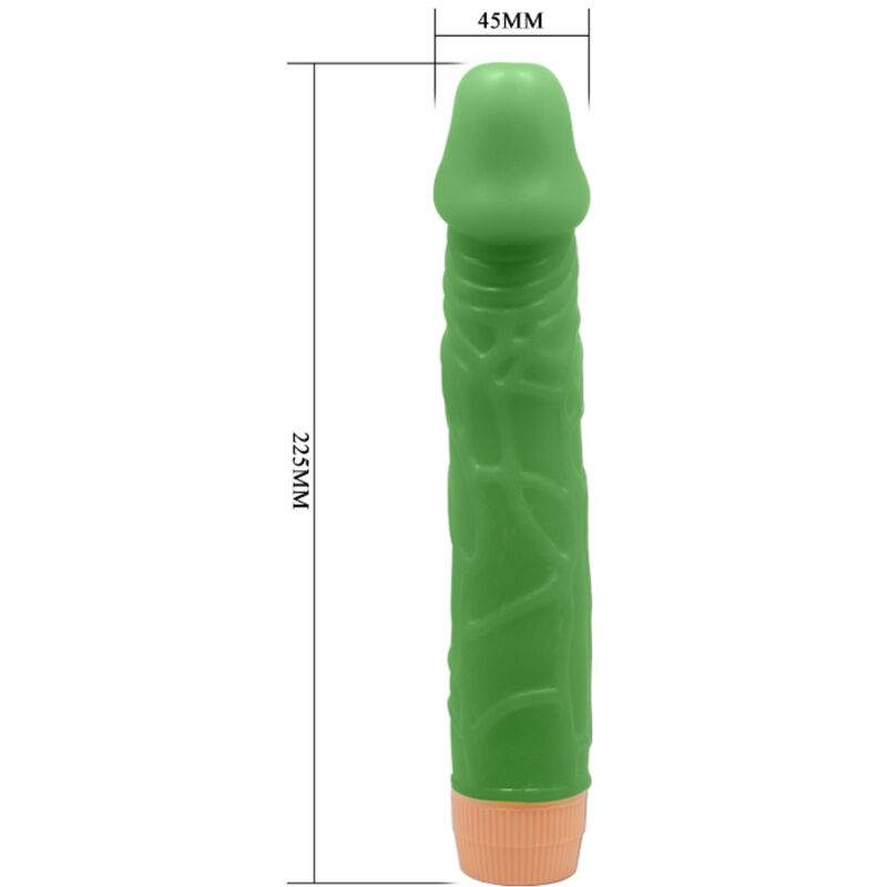Realistischer Vibrator Bill 22,5 cm grün