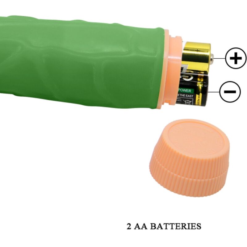 Realistischer Vibrator Bill 22,5 cm grün