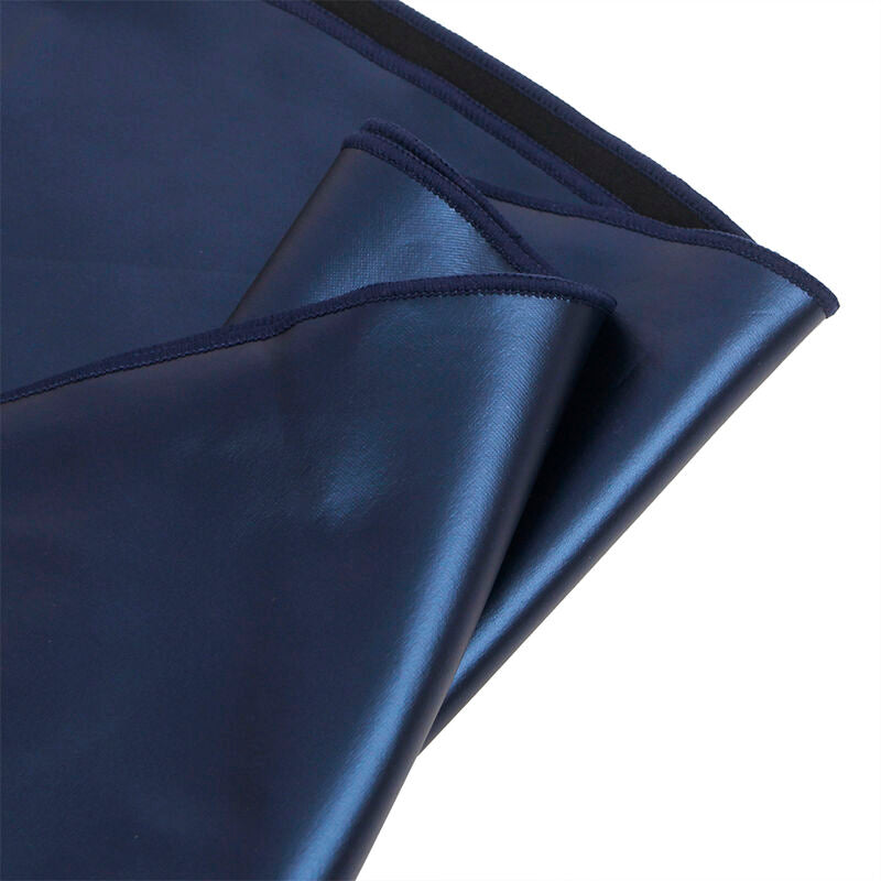 955410 blaues Lederträgerkleid s/m