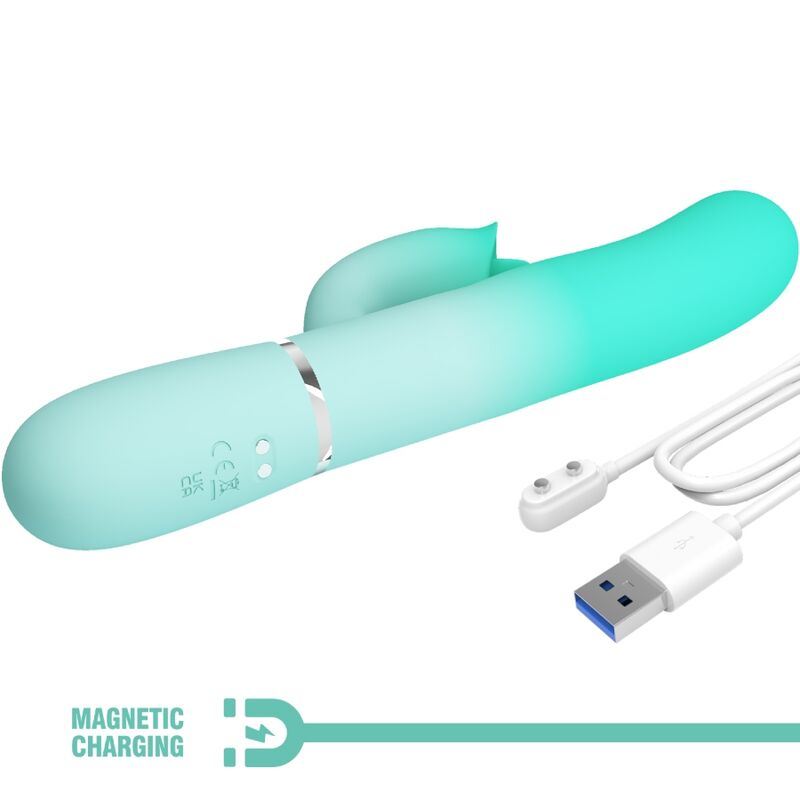 Gigi Aqua Grüner Multifunktions-Rabbit-Vibrator