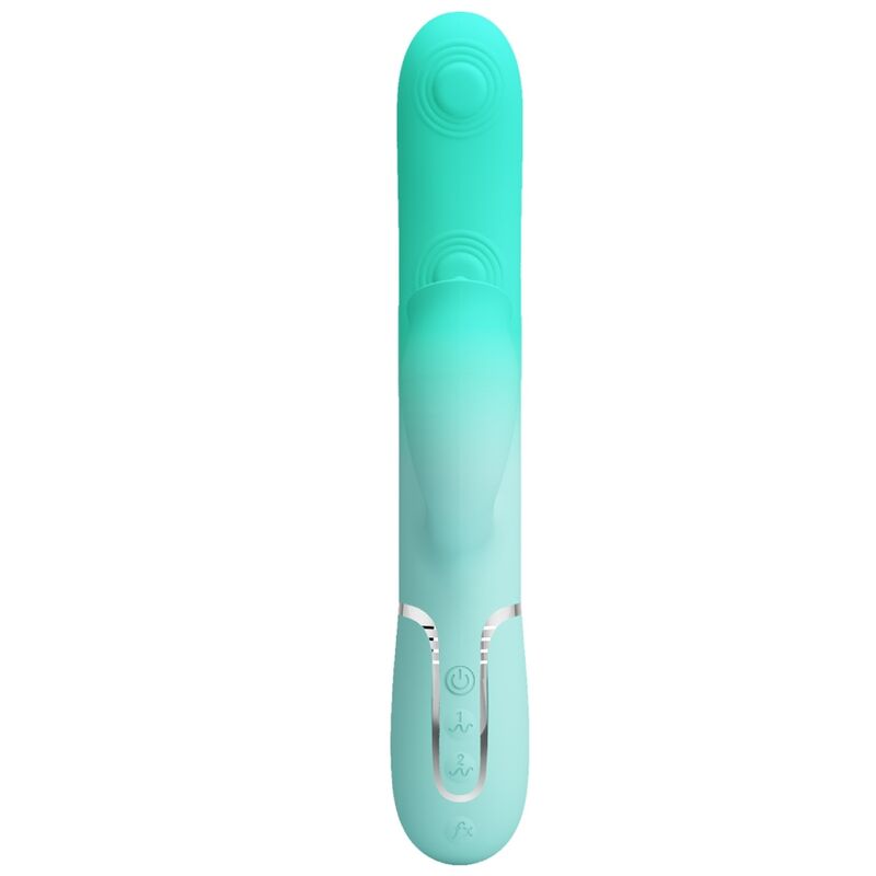 Gigi Aqua Grüner Multifunktions-Rabbit-Vibrator