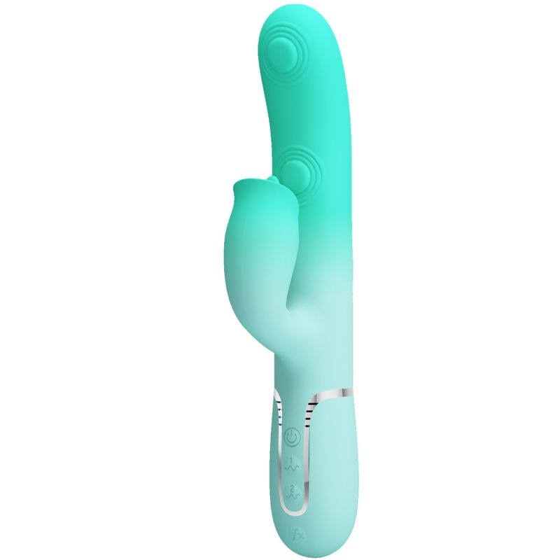 Gigi Aqua Grüner Multifunktions-Rabbit-Vibrator