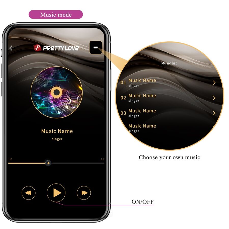 Leviathan Purple App-gesteuerter Vibrator
