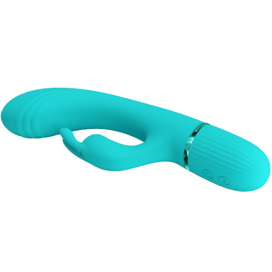 Türkiser Scocco Rabbit-Vibrator