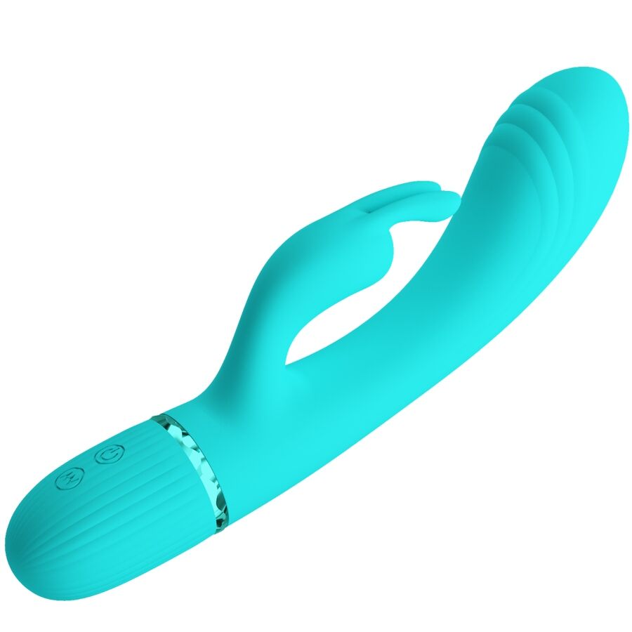 Türkiser Scocco Rabbit-Vibrator