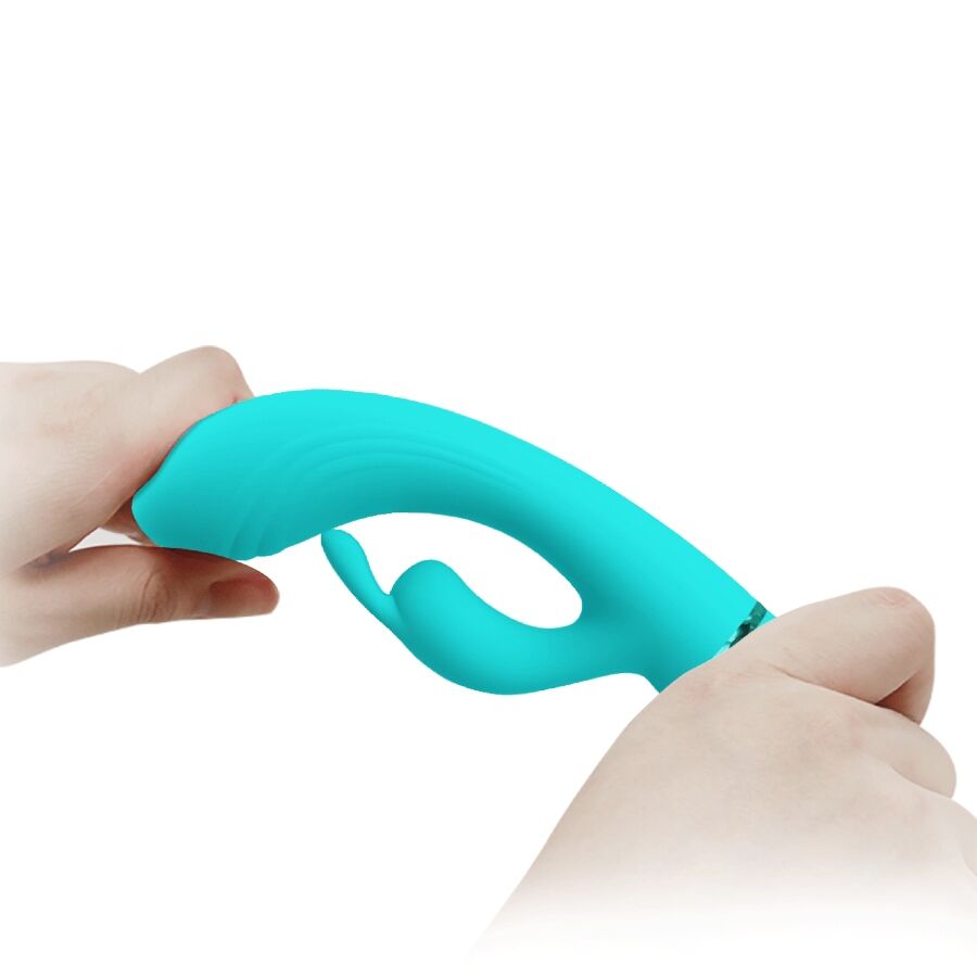 Türkiser Scocco Rabbit-Vibrator
