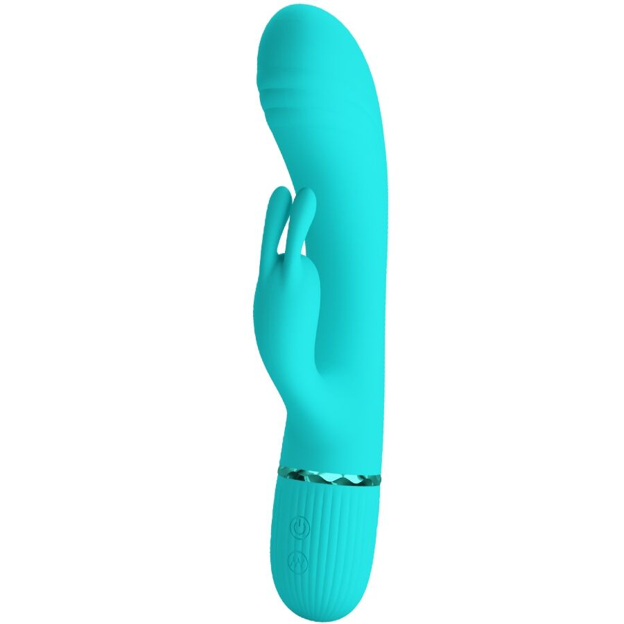 Türkiser Scocco Rabbit-Vibrator