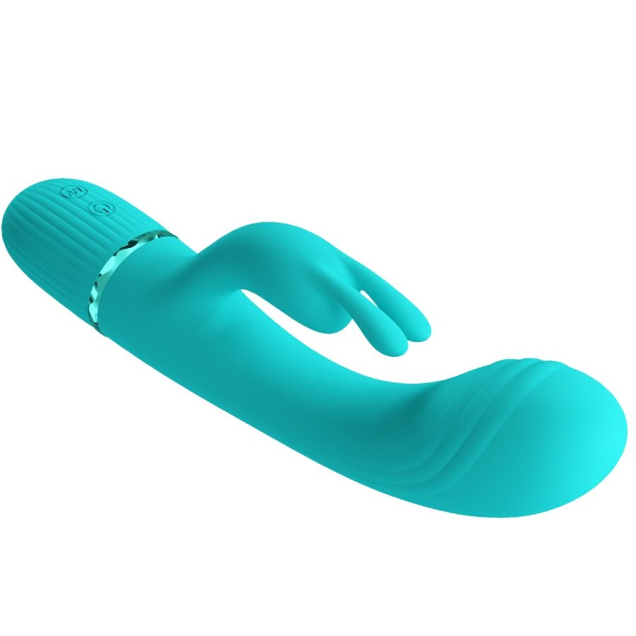 Türkiser Scocco Rabbit-Vibrator