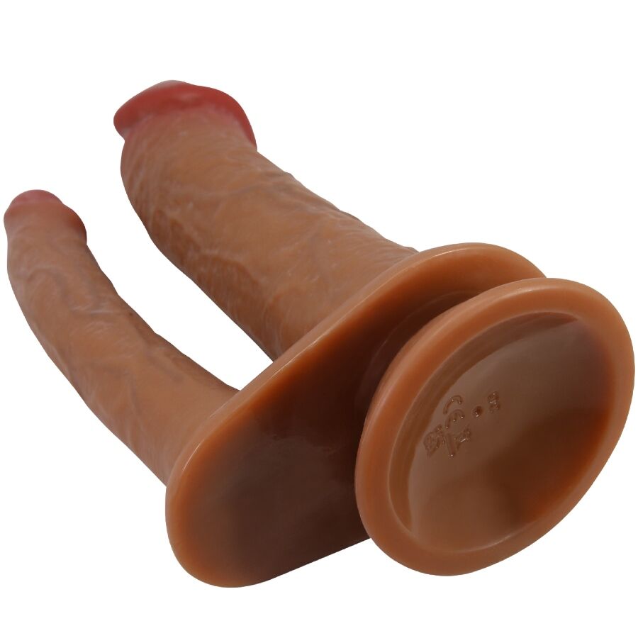 Hulbert realistischer Doppeldildo mit Mulato-Vibration