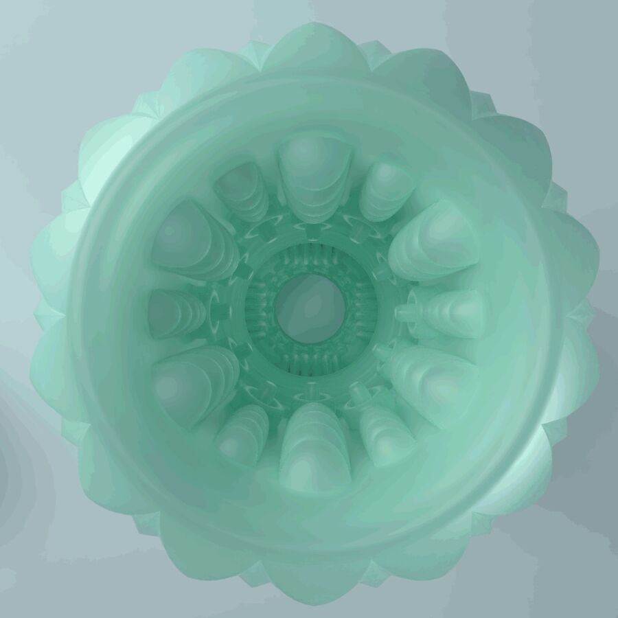 Athena Alice Türkisfarbener männlicher Masturbator