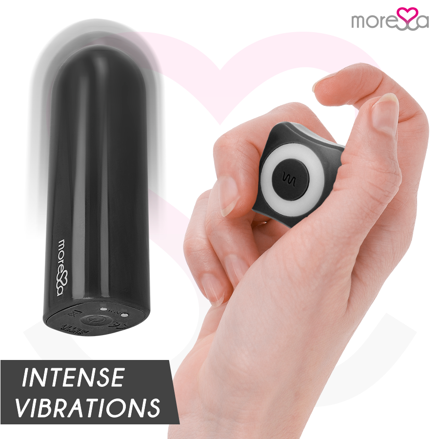 Nix schwarzer Vibrator mit Fernbedienung