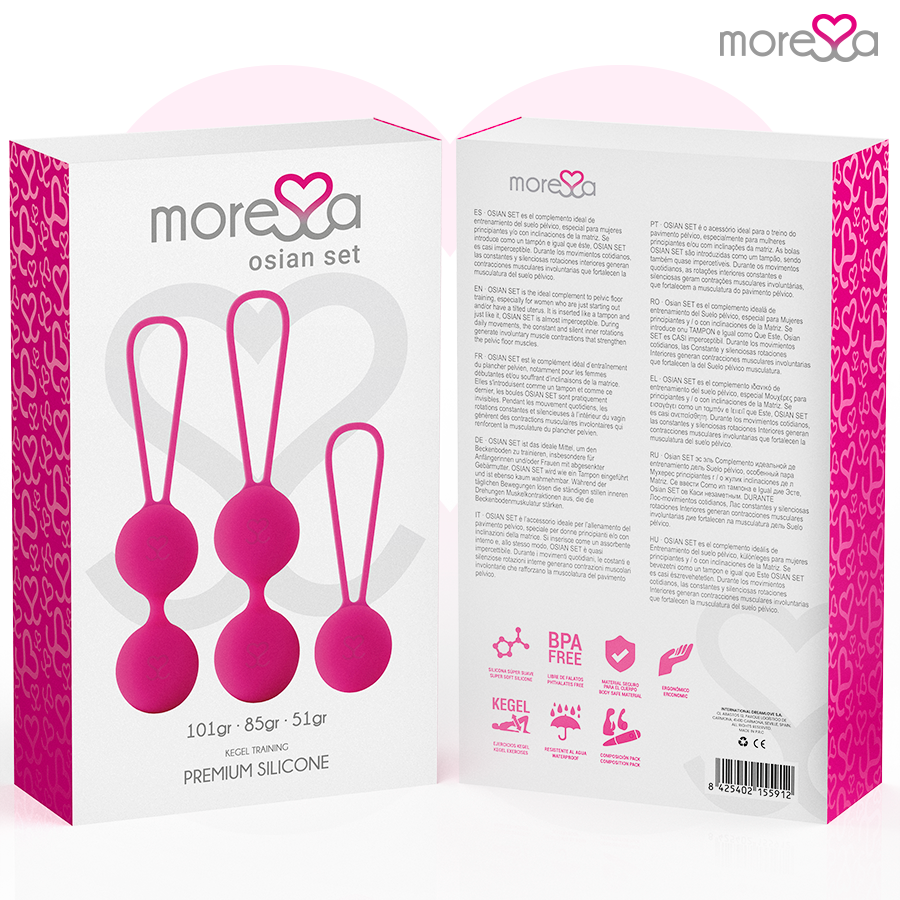 Osian Set Premium Silikon Pink (Osian One – 51 g | Osian Two – 101 g | Osian Three 85 g)
