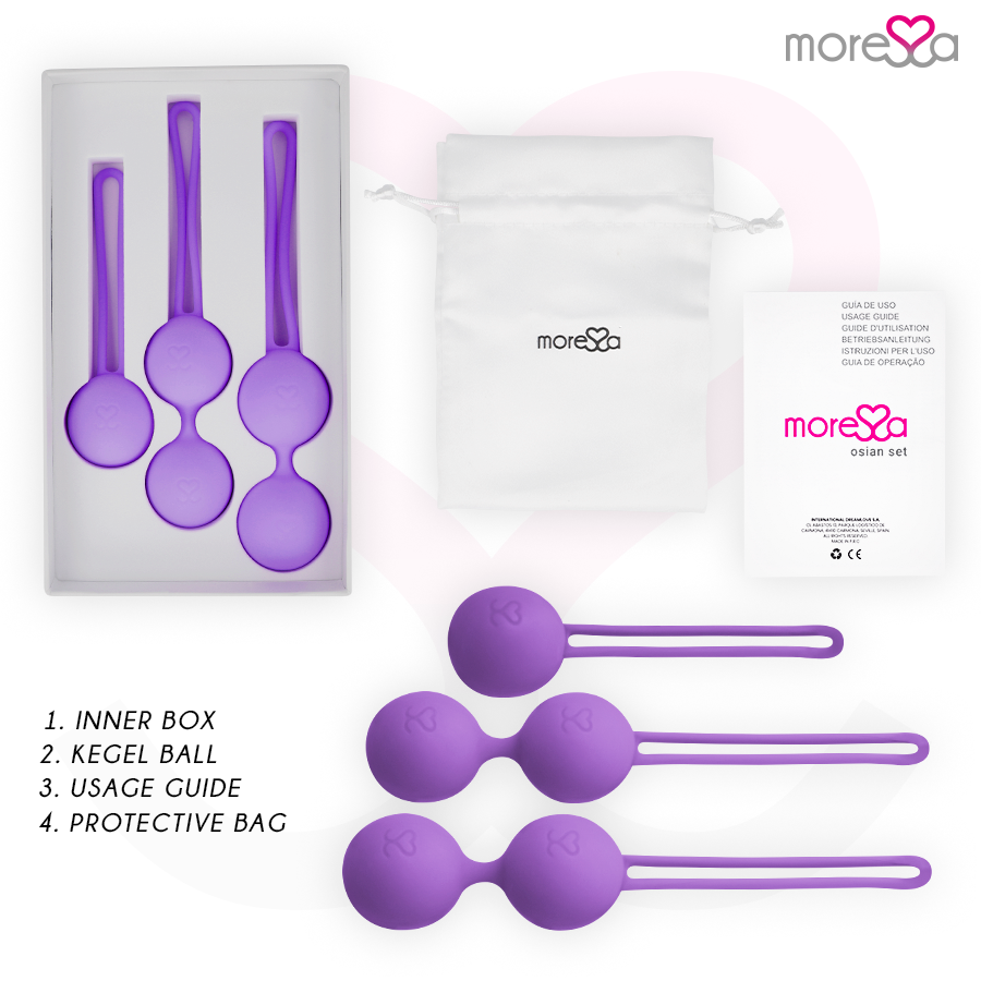 Osian Set Premium Silikon Lila