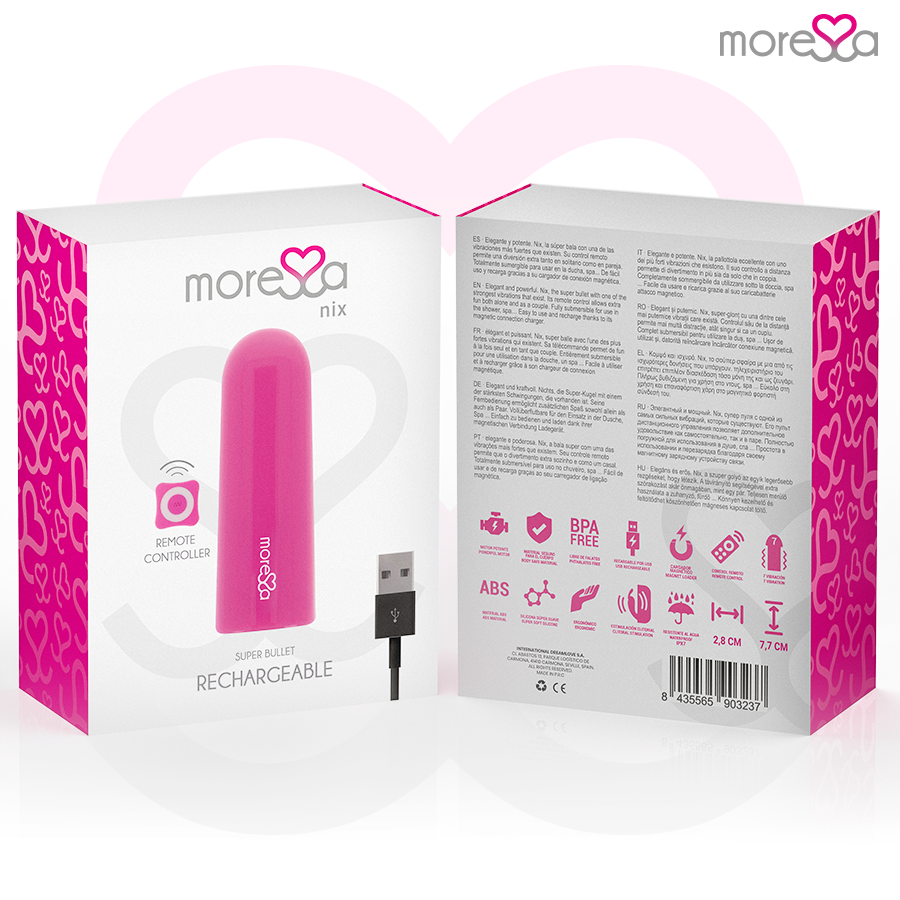Nix Fernbedienungsvibrator rosa