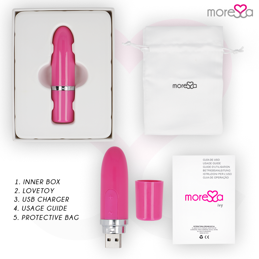 Ivy Reisevibrator-Stimulator rosa