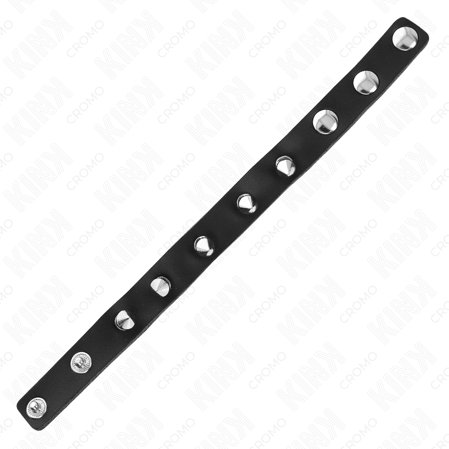 Penisring aus Leder mit Spikes 21,5 x 1,6 cm