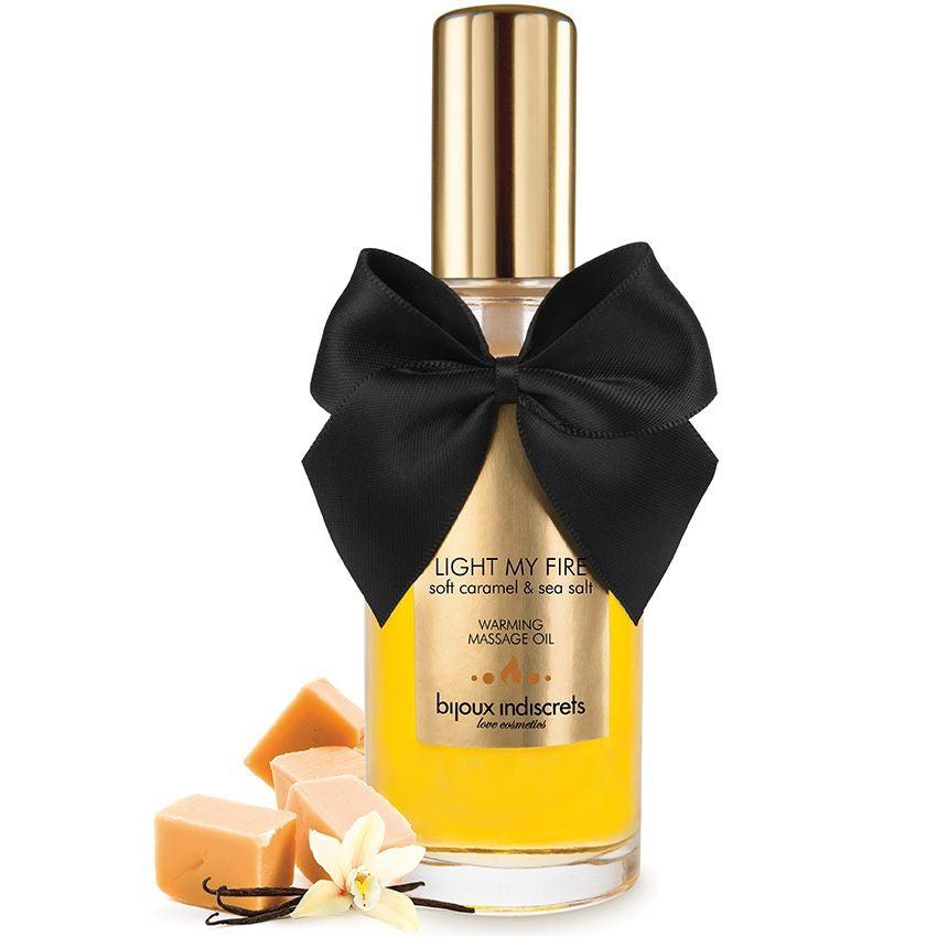Wärmendes Massageöl mit Karamellaroma